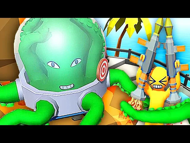 【屌德斯&小熙】 橡皮人大亂鬥 小熙霸被輻射後變身成宇宙怪獸章魚哥!